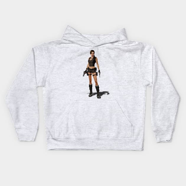 TOMB RIDER Kids Hoodie by Tynna's Store